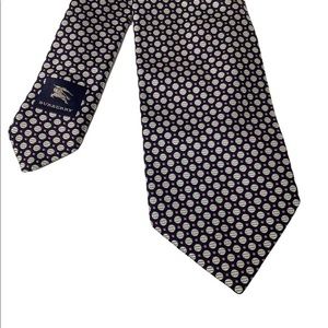 Burberry symmetric Silk Italian made Tie EUC